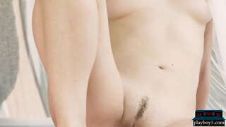 ���ਤਲੀ ਔਰਤ ਨੌਜਵਾਨ ਮਾਡਲ ਗੋਰੀ ਬੰਦ ਵੇਖਾਉਦਾ ਹੈ, ਉਸ ਨੂੰ ਹੈਰਾਨੀਜਨਕ ਤੰਗ ਨਾਲ ਸਰੀਰ ਗਰਮ ਪਿਛੋਕੜ